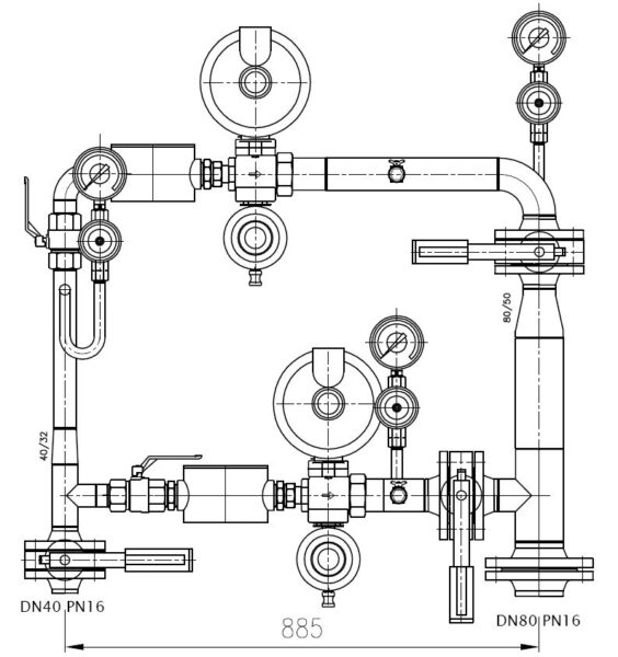 Typové regulační zařízení RZ 200/2/1