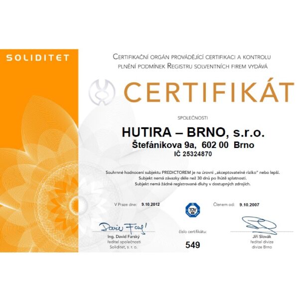 Registr solventních firem