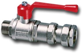 Kulové kohouty přímé s&nbsp;rychlospojkou na PE | HUTIRA voda