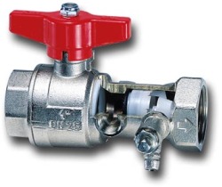 Kulové kohouty se zpětnou klapkou a kontrolou funkce | HUTIRA voda