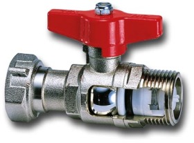 Kulové kohouty se zpětnou klapkou a kontrolou funkce | HUTIRA voda