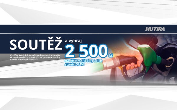 Na názoru našich zákazníků nám velmi záleží. Vyplňte krátký dotazník a vyhrajte poukaz na pohonné hmoty