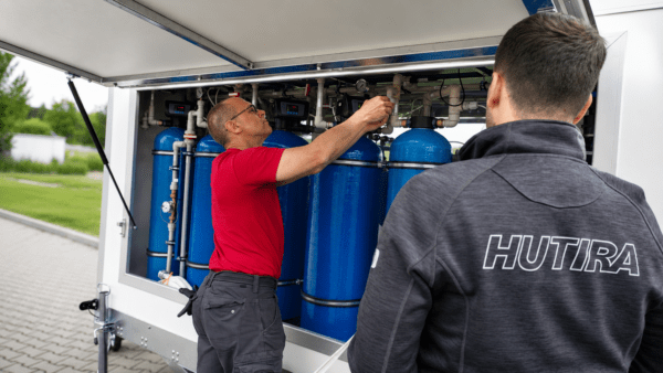 Pět mobilních úpraven vody HUTIRA míří na Ukrajinu | HUTIRA voda